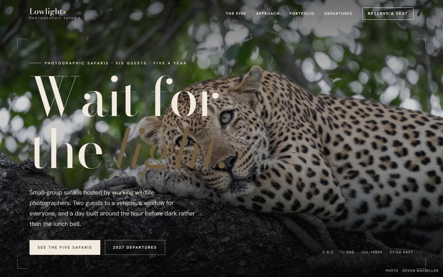Concept website for Lowlight